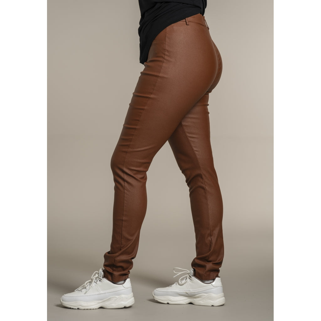 Sandgaard Coated pants Pants Cognac