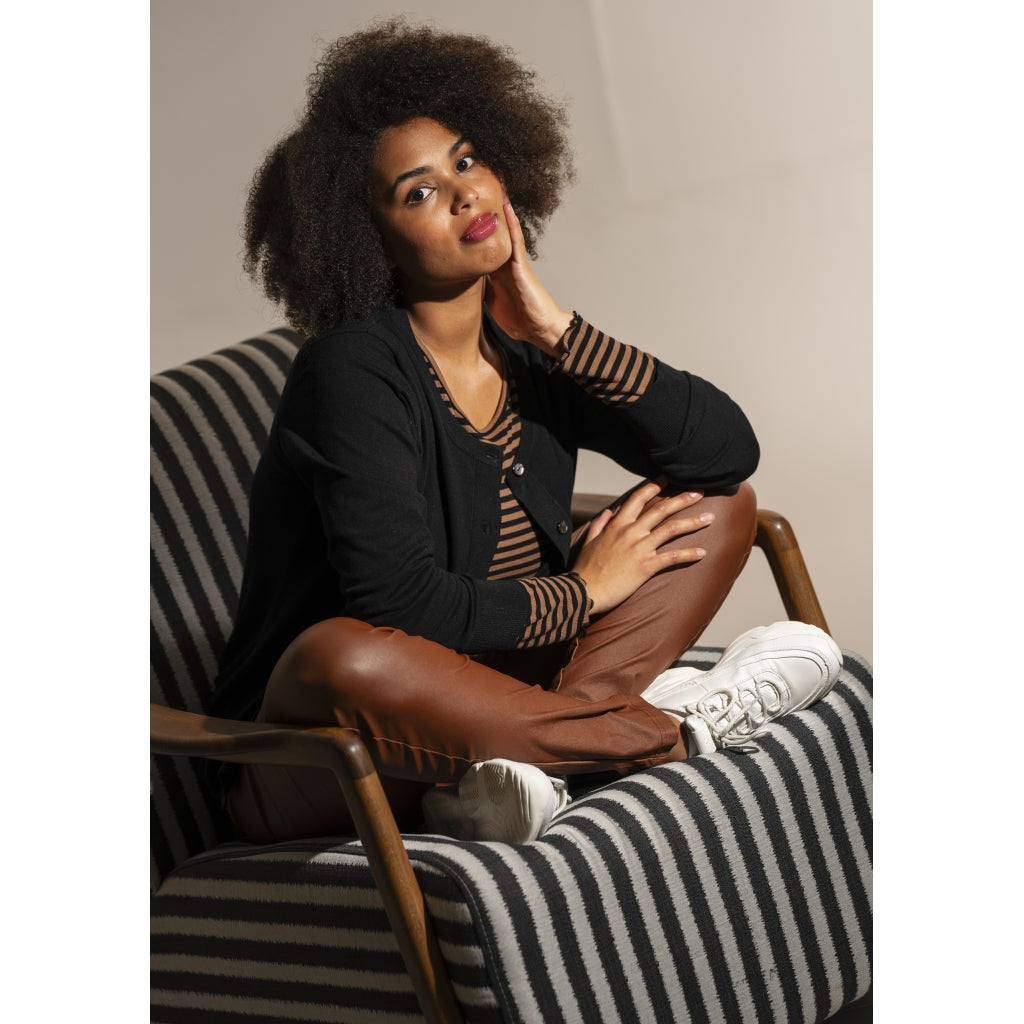 Sandgaard Coated pants Pants Cognac