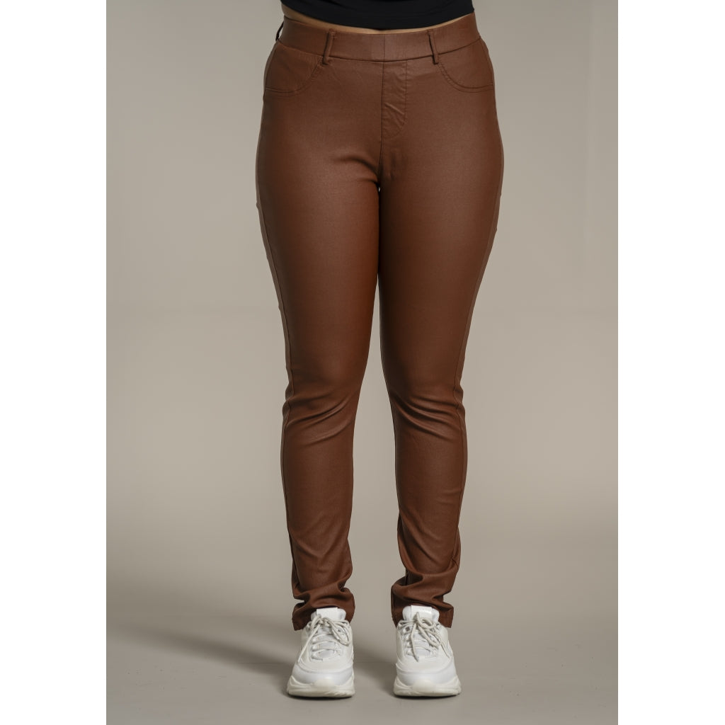 Sandgaard Coated pants Pants Cognac