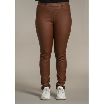 Sandgaard Coated pants Pants Cognac