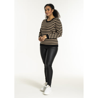 Sandgaard Helsinki - Blouse - Stripes Blouse Black/Sand