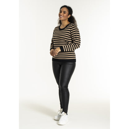 Sandgaard Helsinki - Blouse - Stripes Blouse Black/Sand