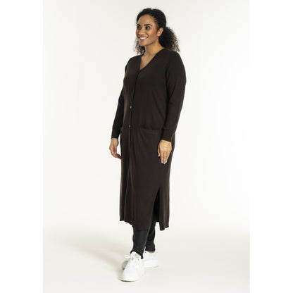 Sandgaard Helsinki - Long Cardigan Cardigan Dark Brown
