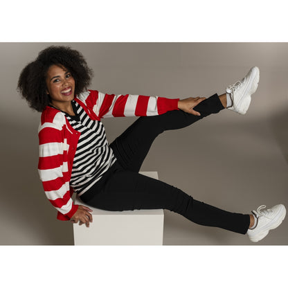 Sandgaard Helsinki - T-shirt - Stripes T-Shirt Black/Offwhite