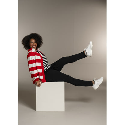 Sandgaard Helsinki - T-shirt - Stripes T-Shirt Black/Offwhite