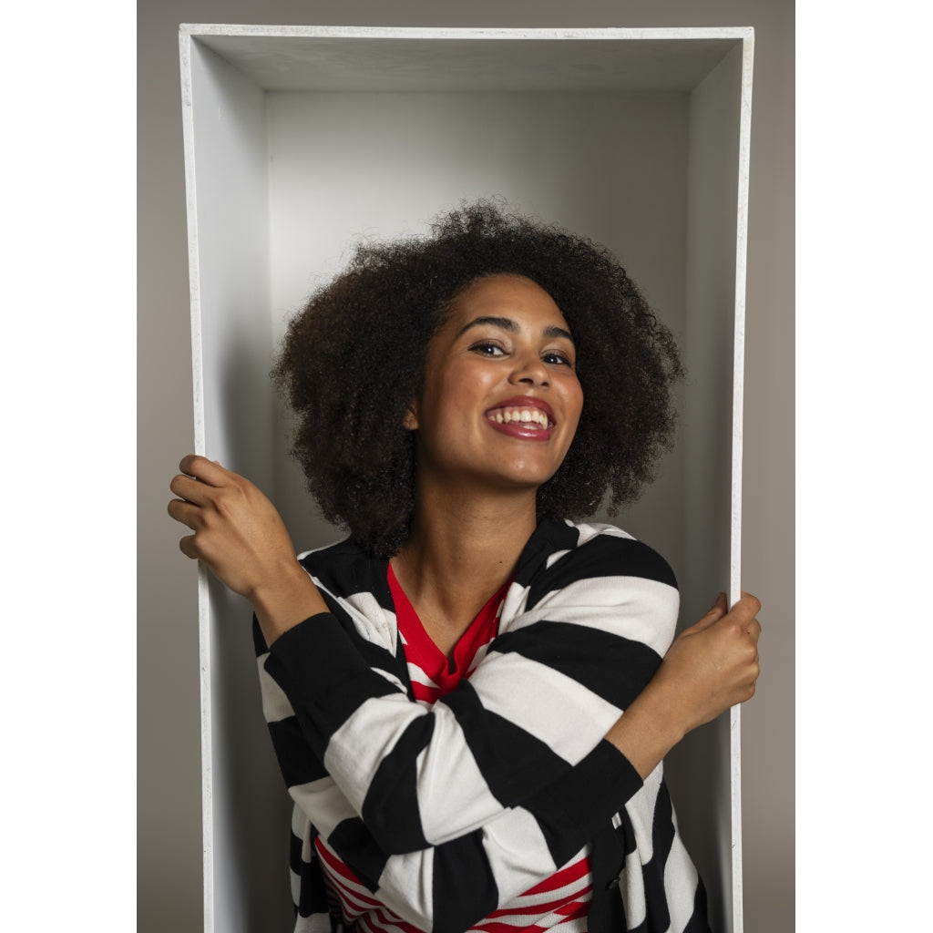 Sandgaard Helsinki - T-shirt - Stripes T-Shirt Mandarin/Offwhite