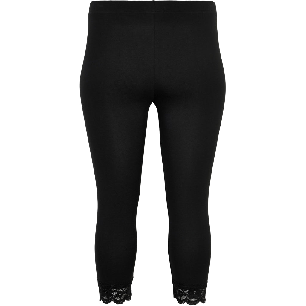 Sandgaard Leggings 3/4 with lace Leggings Black