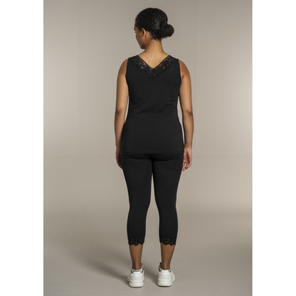 Sandgaard Leggings 3/4 with lace Leggings Black