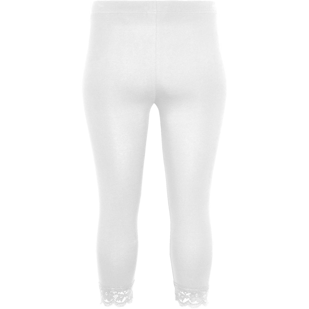 Sandgaard Leggings 3/4 with lace Leggings White