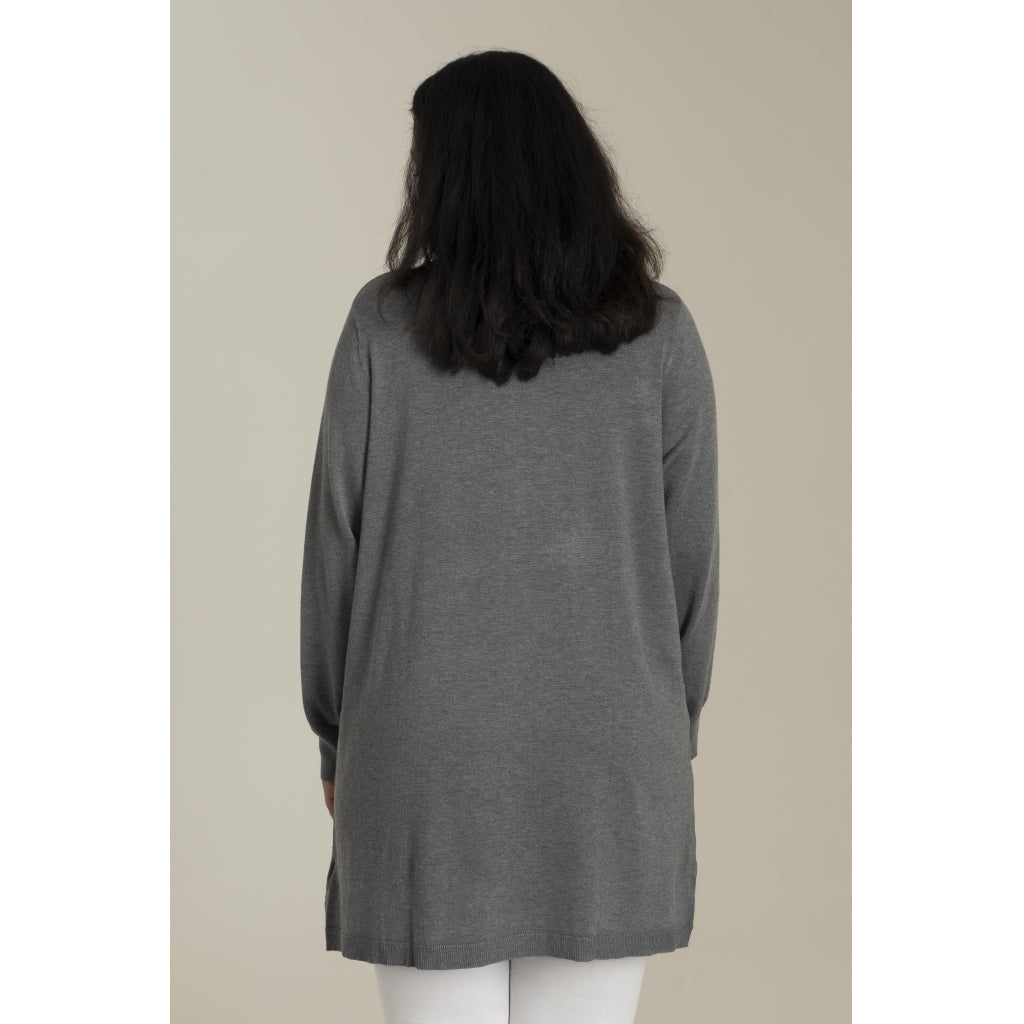 Sandgaard Long Cardigan Long Cardigan Grey Melange