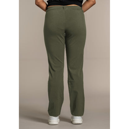 Sandgaard Pants mede brede ben Pants 1 Army Green