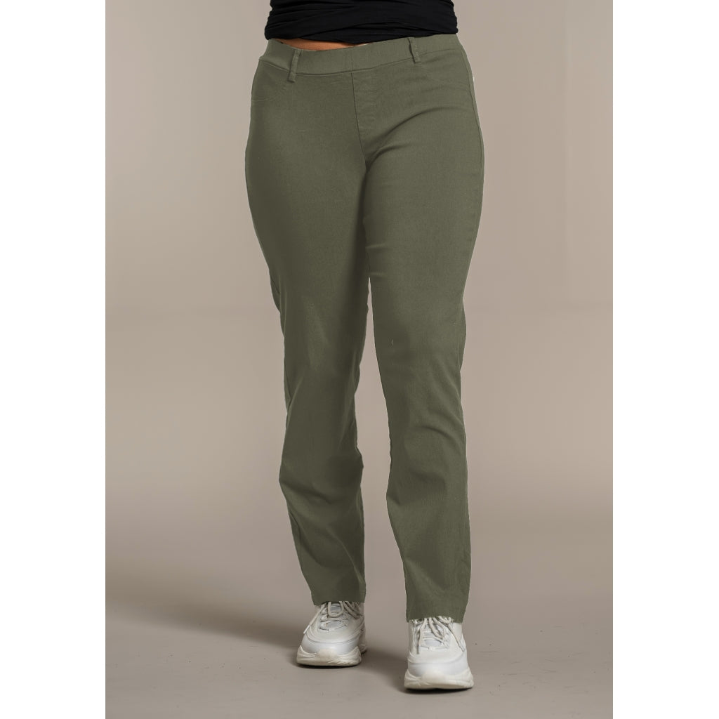 Sandgaard Pants mede brede ben Pants 1 Army Green