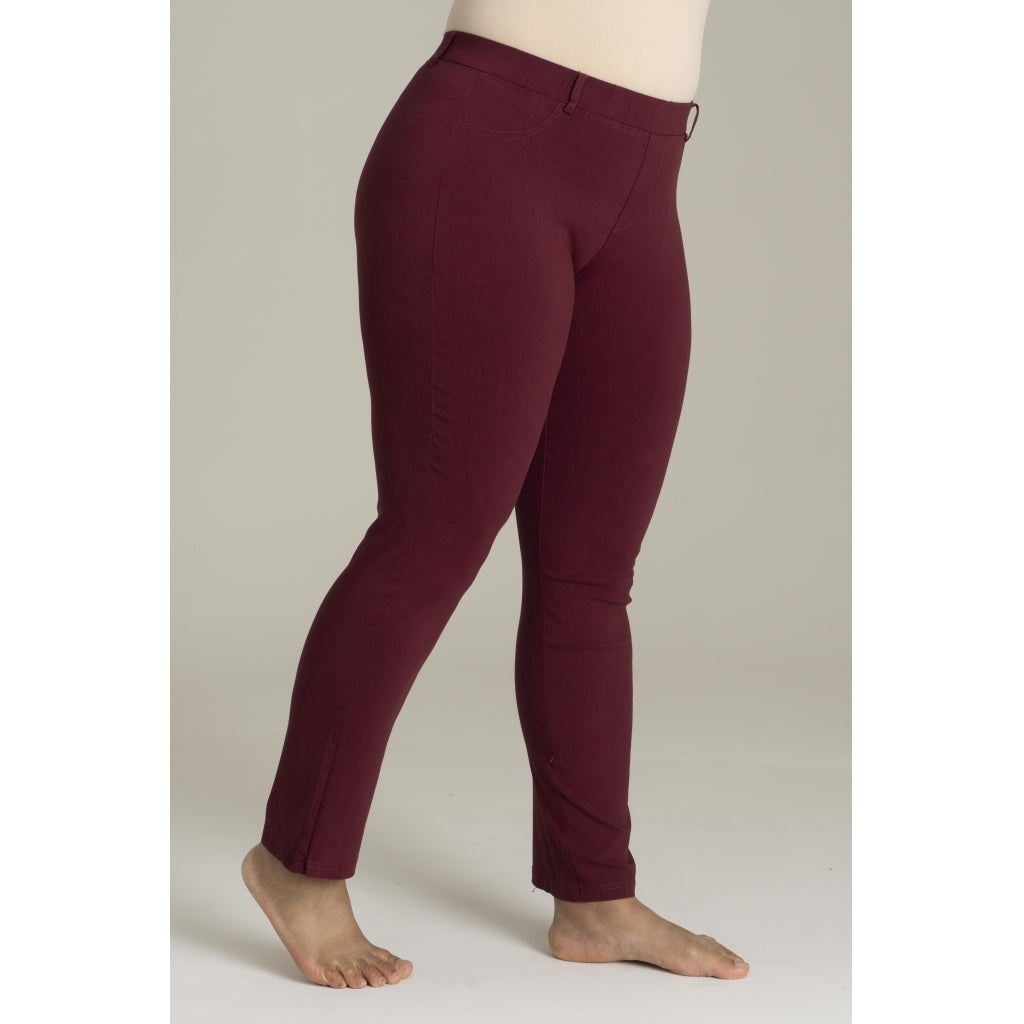 Sandgaard Pants mede brede ben Pants Bordeaux