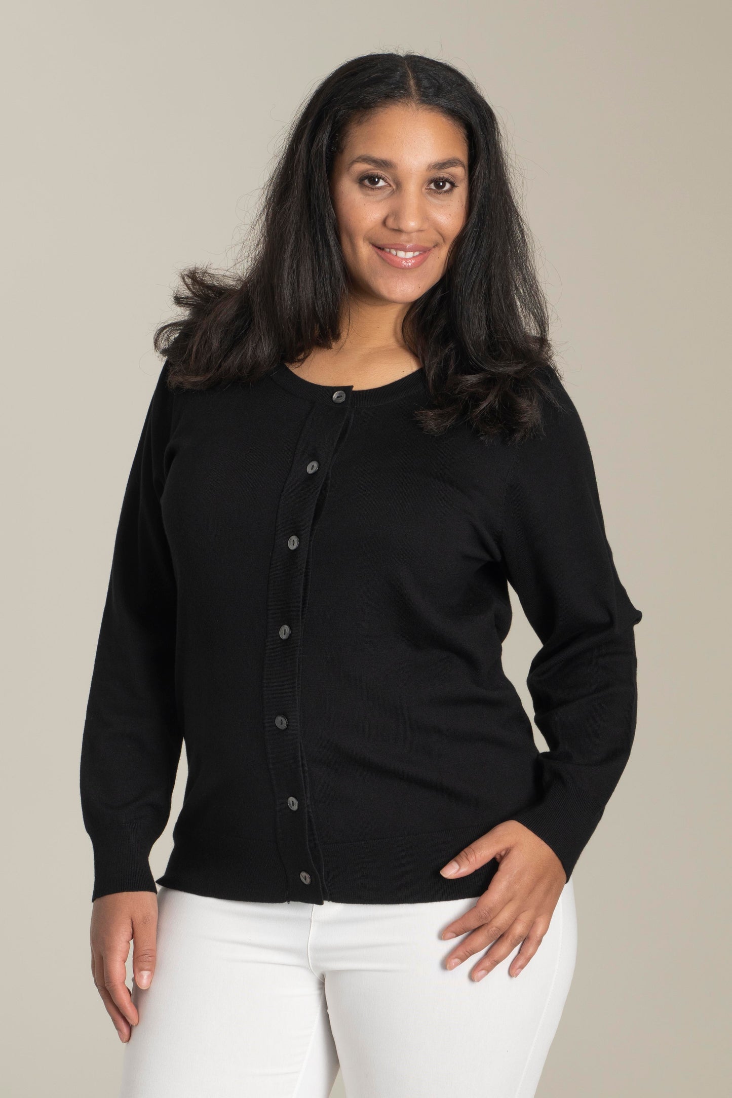 Sandgaard Cardigan Kort Cardigan Black