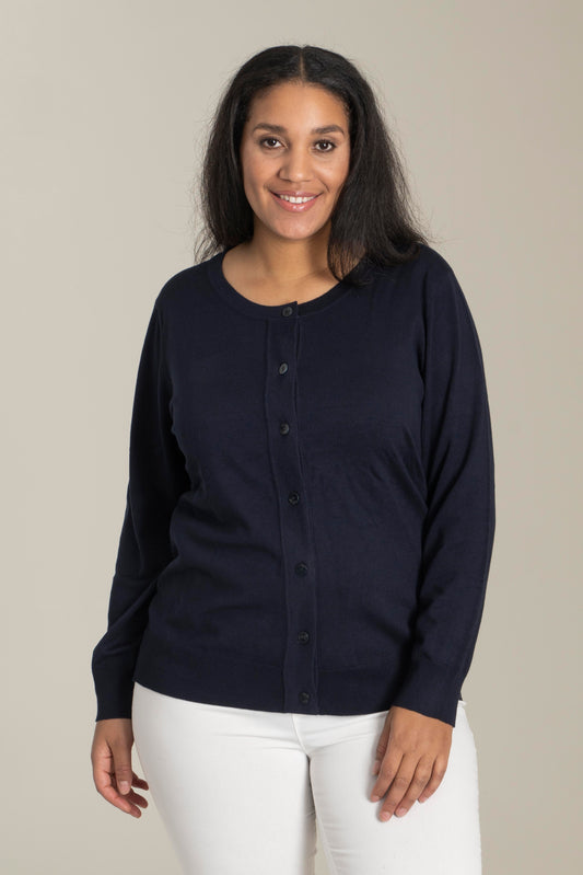 Sandgaard Cardigan Kort Cardigan Dark Blue