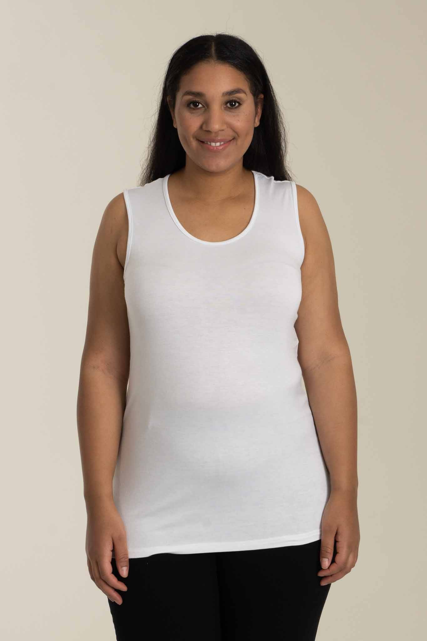 Sandgaard Kort panel top Top White