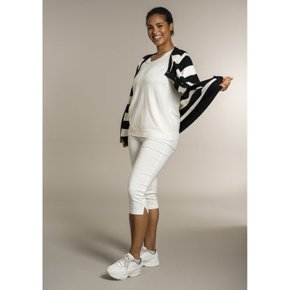 Sandgaard pant Cardigan Black/Offwhite