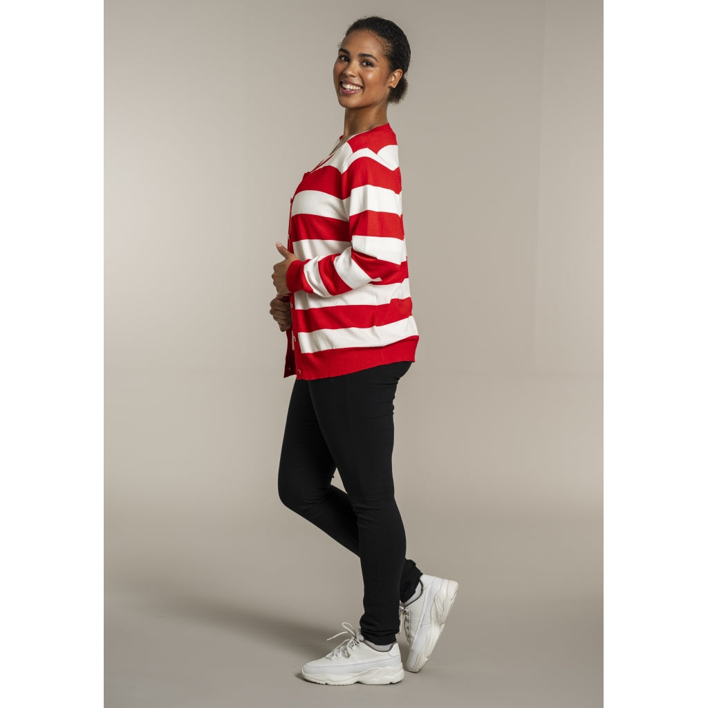 Sandgaard pant Cardigan Mandarin/Offwhite