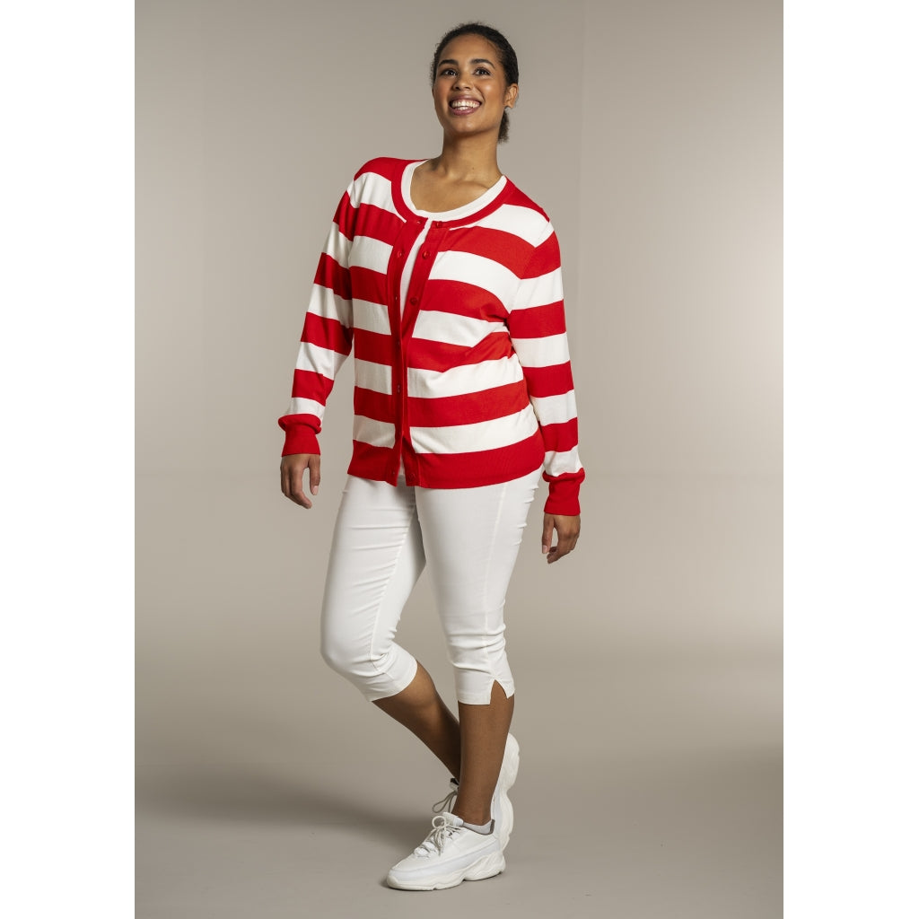 Sandgaard pant Cardigan Mandarin/Offwhite