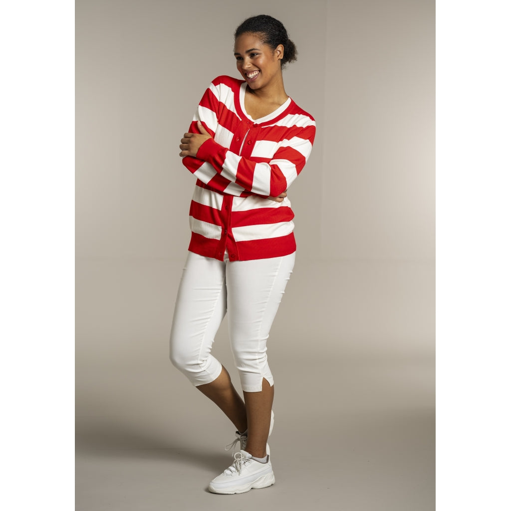 Sandgaard pant Cardigan Mandarin/Offwhite